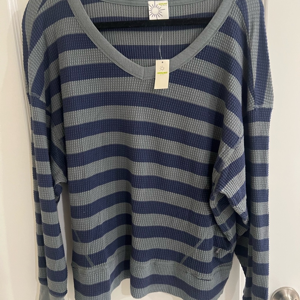 Aerie waffle top